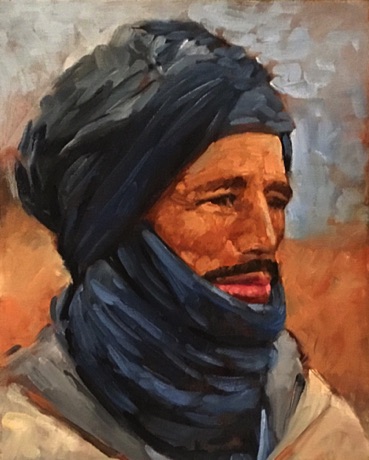 "Berber Portrait" 30 x 25cm
£350 framed £295 unframed